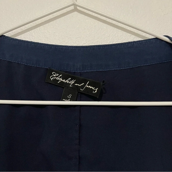 Elizabeth and James Navy Blue Open Front Kimono - Picture 3 of 4